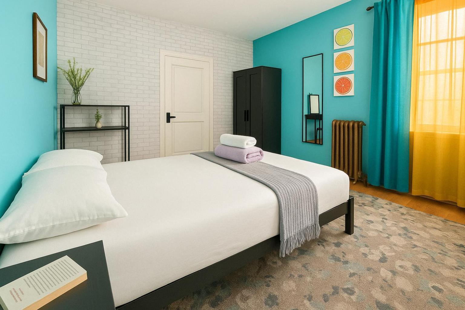Modern Xl Queen Room Comfort & Character In Harlem New York Bagian luar foto